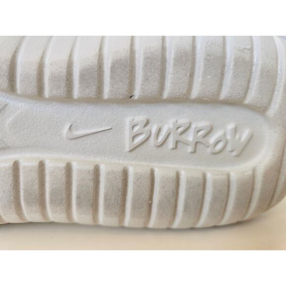 Nike Burrow SE Metallic Silver Slides Women's Size 9 Streetwear Comfort Cozy - Picture 4 of 8